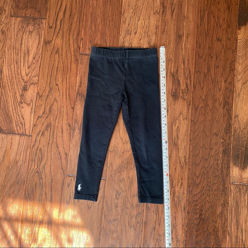 Ralph Lauren stretch leggings 3T. black.